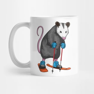 Opossum Skier Ski Winter sports Mug